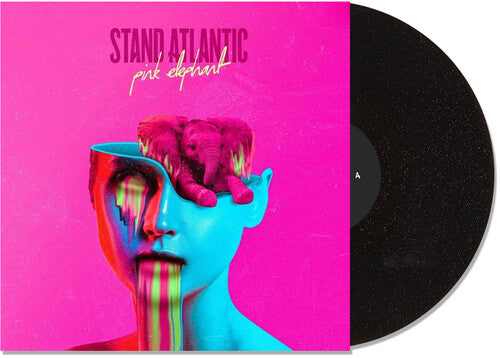 Stand Atlantic - Pink Elephant - Black Glitter