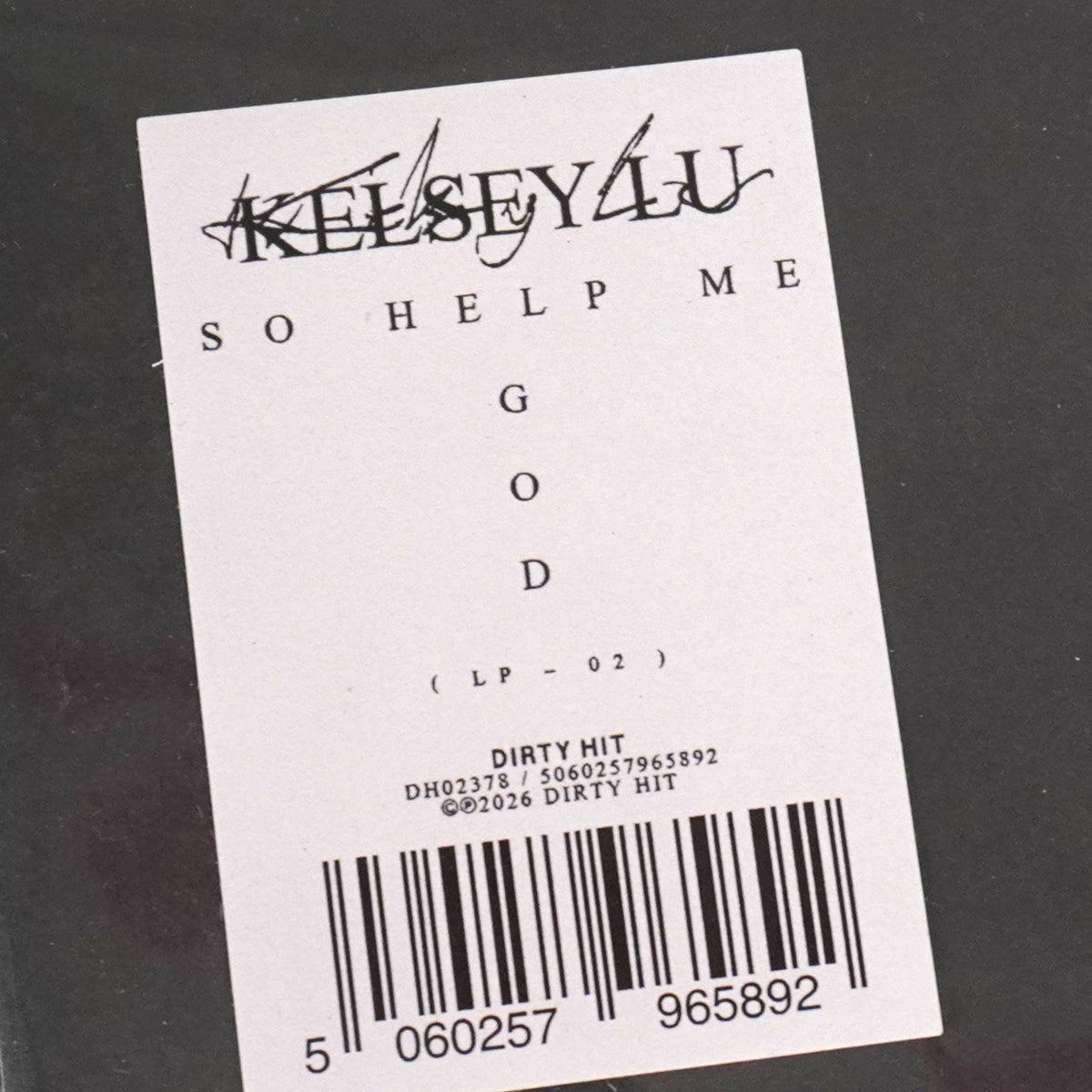 Kelsey Lu: So Help Me God (Indie Exclusive Colored Vinyl)