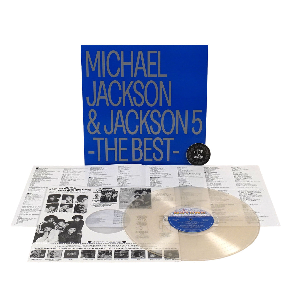 Michael Jackson & Jackson 5: The Best (Japan Import, Colored Vinyl)
