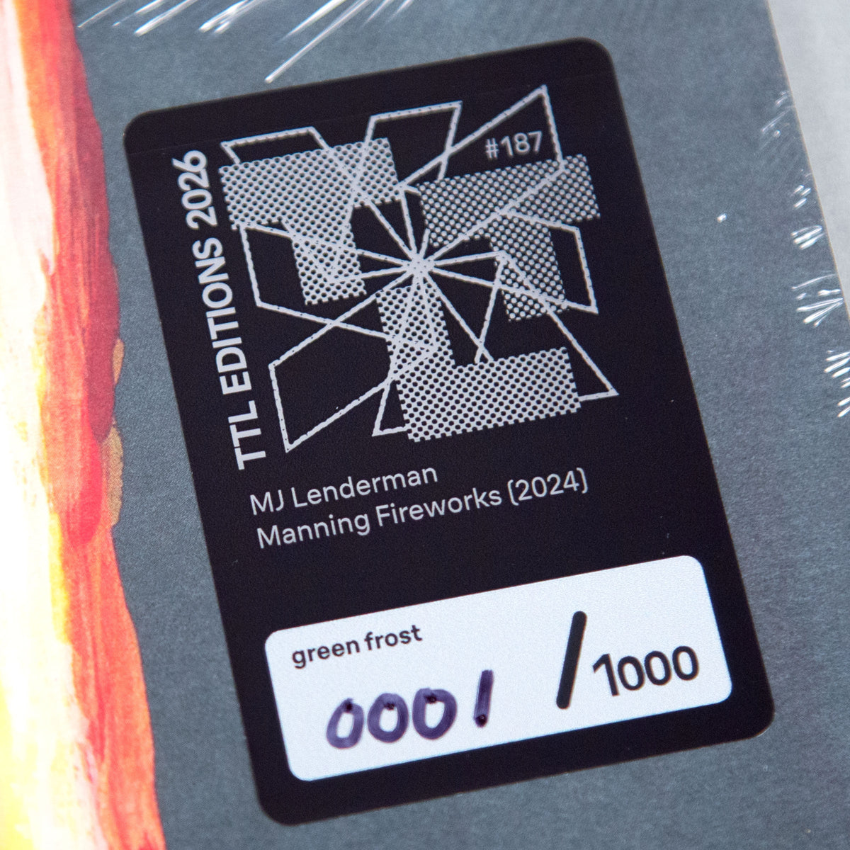 MJ Lenderman: Manning Fireworks (Colored Vinyl) - Turntable Lab Exclusive - LIMIT 2 PER CUSTOMER