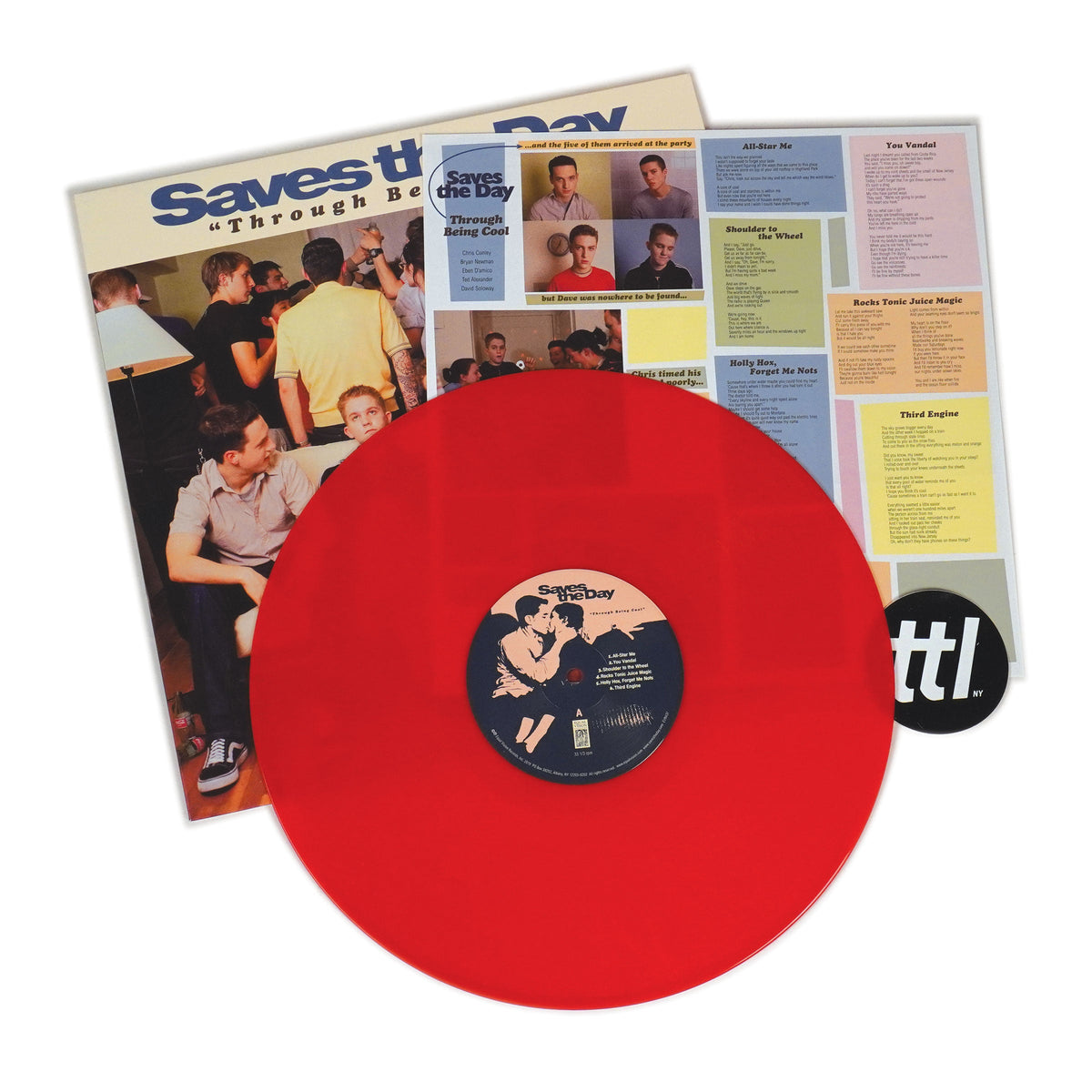 Saves The Day: Through Being Cool (Red Colored Vinyl)