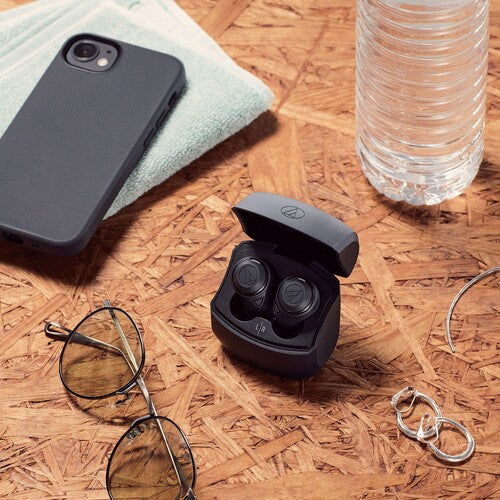 Audio Technica ATH-CKS50TWBK Bluetooth Wireless In-Ear Headphones (Black)