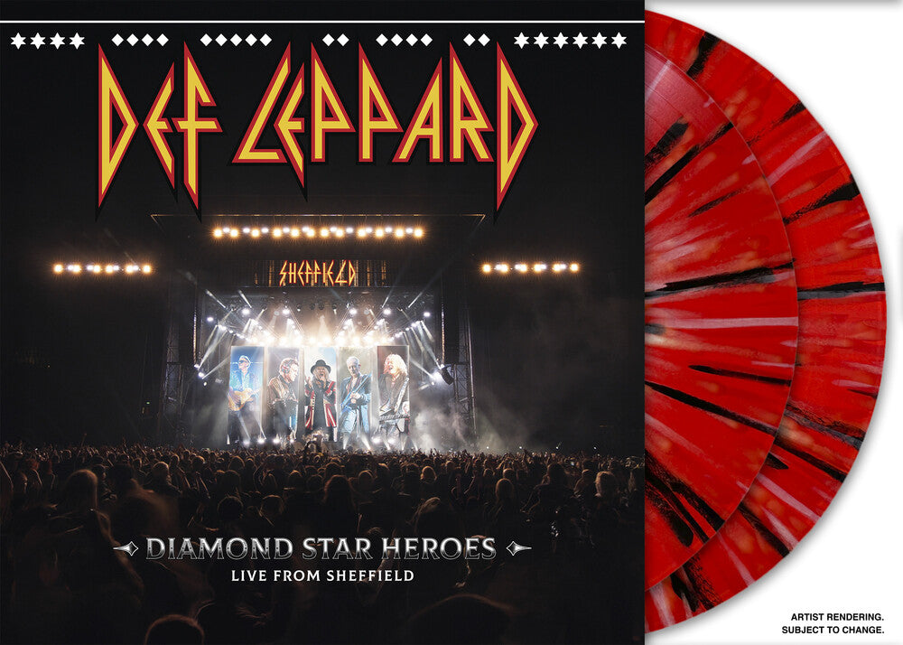 Def Leppard - Diamond Star Heroes: Live from Sheffield (180g Multicolor Splatter 2 LP)