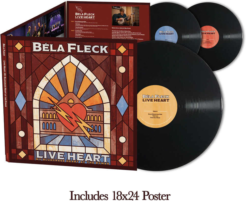 [PRE-ORDER] Bela Fleck - Live Heart: My Bluegrass Heart at the Ryman (LP)