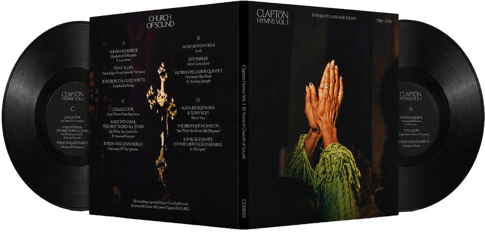 [PRE-ORDER] Clapton Hymns Vol. 1: 10 Years Of Church Of Sound - Clapton Hymns Vol. 1: 10 Years Of Church Of Sound (LP)
