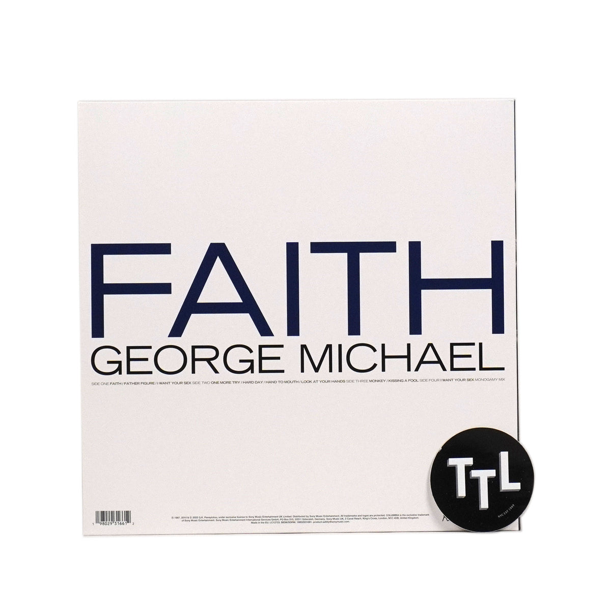 George Michael: Faith (Colored Vinyl) Vinyl 2LP