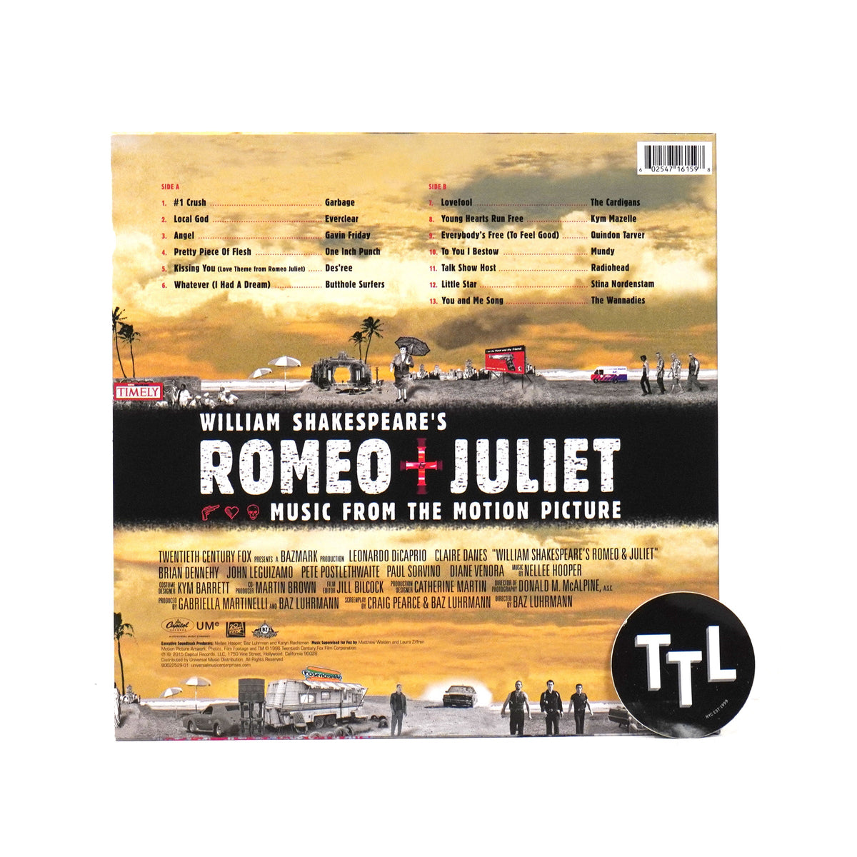 William Shakespeare's Romeo + Juliet: Music From The Motion Picture LP