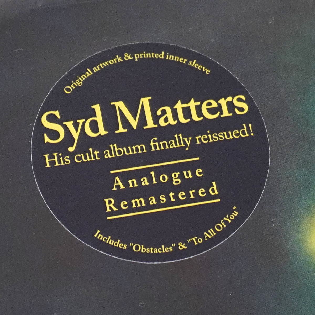Syd Matters: Someday We Will Foresee Obstacles (Import)